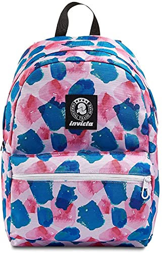 Zaino Scuola Invicta Backpack Fantasy Rosa Petali Rotondo 42x30x19 cm