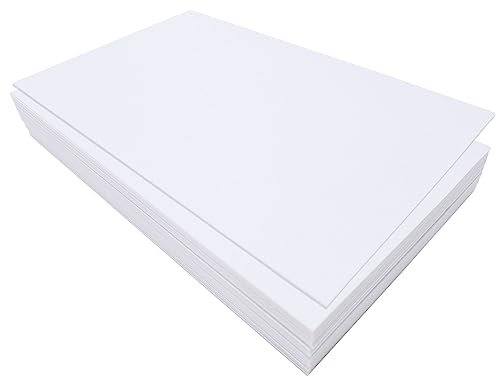 Filz zum Basteln, 1mm Dickes Steife Filzblätter, 32 Stück Filzstoff, 17,78×28,7cm Bastelfilz zum Nähen Handwerk und Festivals Party Dekorationen (Weiß)