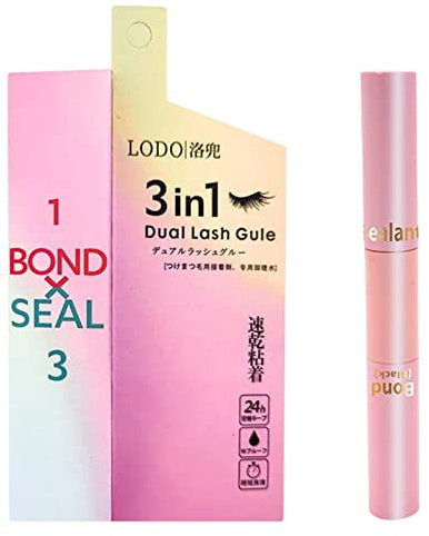 Pegamento para extensiones de pestañas, pegamento para extensiones de pestañas, adhesivo de extensión de pestañas de doble cara, duradero, pegamento individual para ojos sensibles y pestañas en racimo