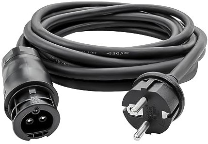 JUYLTOOL Verlängerungskabel 5m, Kabel mit BC01 Buchse und Schuko Stecker (IP44) für Balkonkraftwerke und Mikro-Wechselrichter, erhältlich in 2m/5m, PV-Verlängerungskabel für den Außenbereich