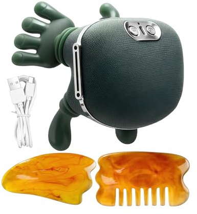 Main Massante Nuque | Masseur De Cou 4D | Masseurs Dos Et Cervicales Avec Chaleur | Pour La Maison, Bureau, Voyages, Détendre Muscles, Soulager La Fatigue
