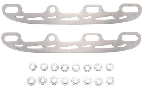Cabilock Juego de Cuchillas Intercambiables para Patines sobre Hielo, Cuchillas Metálicas Duraderas para Patinaje Artístico y Hockey, Tamaño 290 MM Accesorios Incluidos