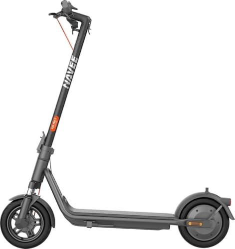 NAVEE V Série Trottinette Electrique Adulte 25-45KM, Moteur 600-800W, TCS, Antivol Intégré, Connectivité Bluetooth, Pneus 10 Tubeless, Sécurité 360°, APP Intelligent