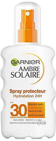 Garnier Ambre Solaire Spray Protecteur Hydratation 24h FPS 30 200 ml