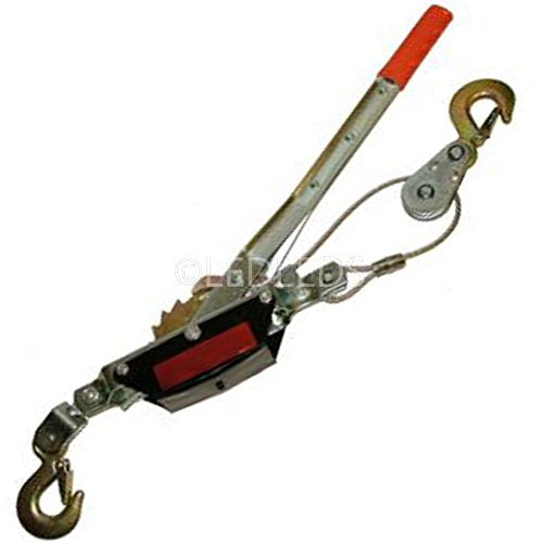 PARANCO VERRICELLO ARGANO MANUALE GANCIO TRAINO 2T 2000KG FUNE CAVO ACCIAIO