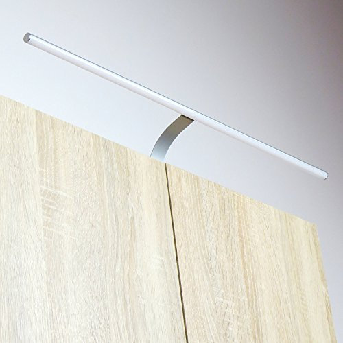 kalb Material für Möbel LED Kleiderschrankleuchte Aufbauleuchte Schrankbeleuchtung 600mm, Auswahl:4er Set warmweiss