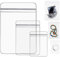 WLLHYF Lot de 60 sacs à bijoux en plastique PVC transparent avec fermeture éclair - Petit sac de rangement pour bijoux, boucles d'oreilles, bagues, colliers