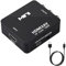 VOSSOT HDMI auf AV Adapter, Video Konverter RCA auf HDMI mit USB-C Kabel Unterstützt 1080P 60Hz Video Audio Konverter Adapter für PS2/PS4/PC/Xbox/VCR/TV/DVD