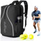 Otaro Padel Tasche (35L) für 2 Padel Schläger und Padel Bälle (schwarz)