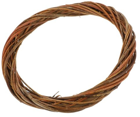 HAWILLOSCH Couronne Osier pour Décorations De Noël Mariages Et Événements Spéciaux Anneau De Rotin Naturel pour Bricolage Et Décoration Murale
