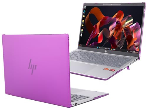 mCover Case Only Compatible for 2023~2025 14 HP Pavilion Plus 14-EY0000 14-EW0000 Series Windows Laptop (NOT Fitting Any Other HP Models) - Purple