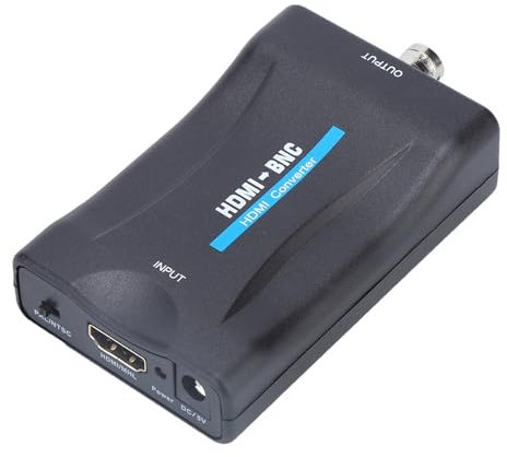 Video Converter, a BNC Converter Adapter, Video Digital Femenino BNC Coax Connector Composite Composite con de 3.5 Mm Fuera para el para que Se Muestre en Regularidad