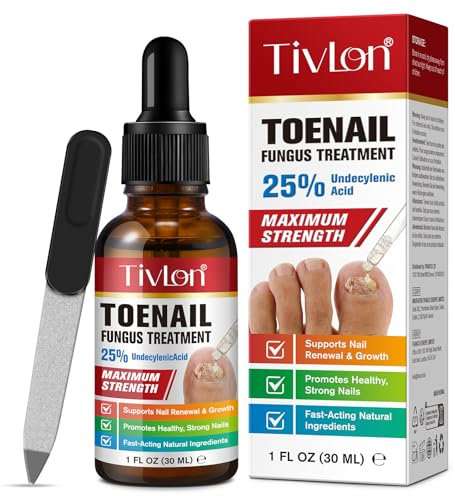 Fungal Nail Treatment For Toenails, Nail Fungus Treatment for Thick, Broken, Brittle Nails, Toe Nail Fungal Treatment, Supports Healthy Growth 30 ml