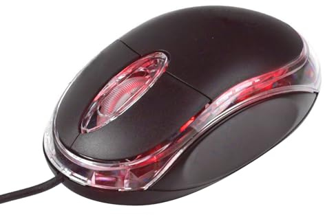 Ratón de juego de juego, mouseS con cable, mouseS de computadora | mouseS cableado programable | mouseS ergonómico con 6 botones de silenciosos, 3 ajustables: 1000dpi USB Wired mouseS para comput