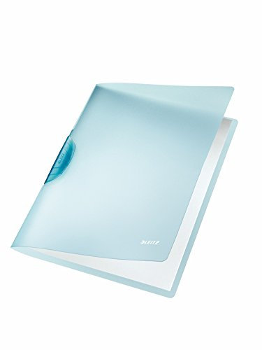Leitz 41760030 Klemmmappe ColorClip Rainbow, A4, PP, 6er Packung, hellblau