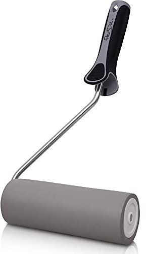 Tapeten-Andrückroller Pinto Deluxe – Tapezierroller mit PU‑Schaum (100 mm), ergonomischer Griff, blasenfreies Tapezieren