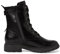 Jana Damen Sneaker hoch mit Schnürsenkeln und Reißverschluss Weite H Mehrweite, Schwarz (Black Nappa), 36 EU