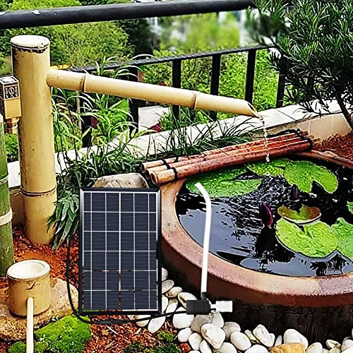 ZZYYZZ Bamboo Solar Fountain, Feng Shui Zen Water Fountain, Garden Feature Fountains Decoration, Home Decor for Indoor Outdoor Backyard Lawn