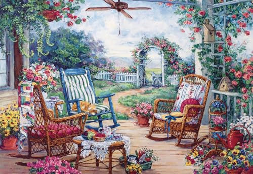 2000 Piece Puzzle-Lunch in The Garden Jigsaw Puzzles For Adults 2000 Piece,The Lunch Puzzle 2000 Pieces,Oil Painting Jigsaw Puzzles 2000 Piece