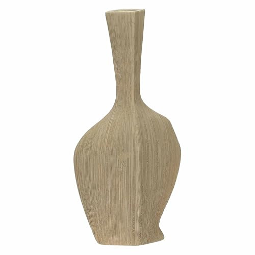 rituali domestici - Deco hög stengods hals vas 20,5 x 9,5 cm djup 41,5 cm – kollektion hampa