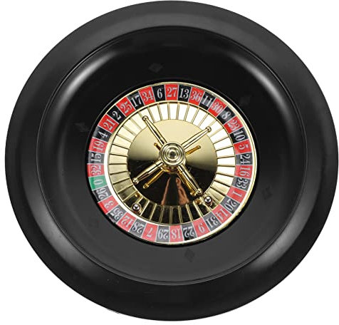 PERSELOSO Poker Wheel Spielset Rotierendes Roulette Für Partys Tischspiel Unterhaltung Für Geburtstagsfeiern Und Spieleabende