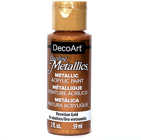 Deco Art Americana Acrylic Metallic Paint, Venetian's Gold, 59 ml (Pack of 1)