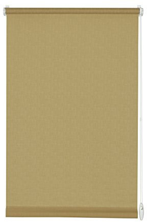 Gardinia Rollo zum Klemmen oder Kleben, Tageslicht-Rollo, Blickdicht, Alle Montage-Teile inklusive, EASYFIX Rollo Uni, Braun, 120 x 150 cm (BxH)