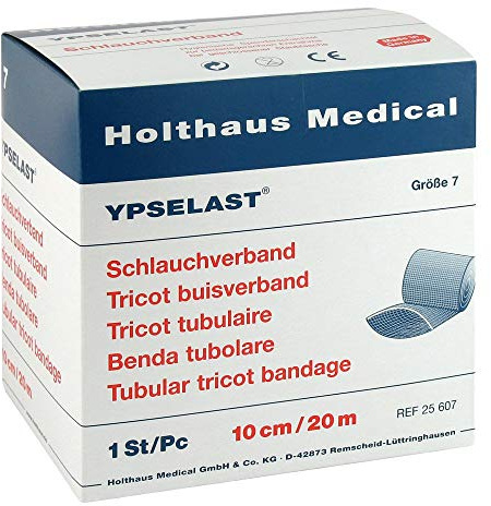 SCHLAUCHVERBAND YPSELAST Gr.7 20 m weiß 1 St