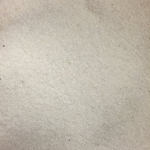 Finest-Filters Aquarium Fish Tank Sand Substrate Black White Natural and Coloured (2kg, White)