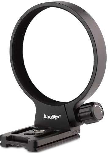 Haoge LMR-SM140 Lens Collar Foot Tripod Mount Ring Socket for Sigma 100-400mm f/5-6.3 DG OS HSM Contemporary Lens Built-in Arca Swiss Type Quick Release Plate