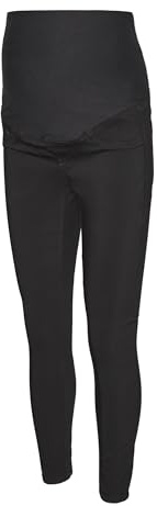 MAMALICIOUS dam Byxor Mllucy Black Slim Pant A. Noos