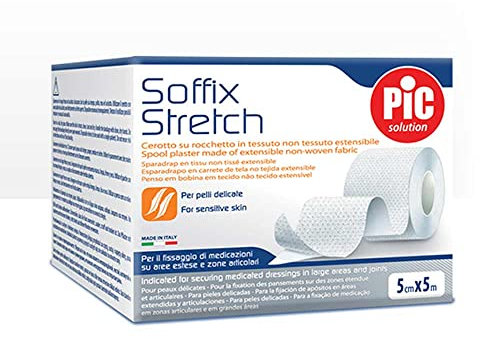 Pic Soffix Stretch Cerotto per Fissaggio Zone Articolari Misura 5 cm x 5 m