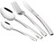 Berlinger Haus 4Silver Besteckset mit 24 Teilen, Edelstahl, Besteck-Set, 6 Personen, Haus, Camping, Hotels, Hochglanzpoliertes Finish