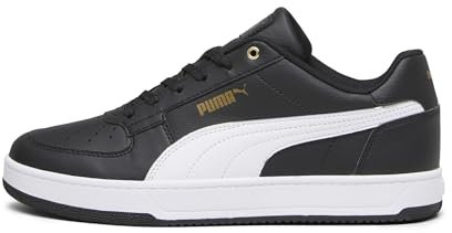 PUMA Unisex CAVEN 2.0 Sneaker, Black White-Gold, 36 EU