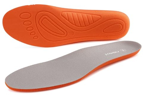 riemot Innersulor för kvinnor och män, mjuka skoinlägg, komfort, inlägg, sport, innersulor för arbetsskor, sneakers, stövlar, vandringsskor, GRÅ, 44