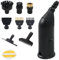 Gemsaya 10 Stück Zubehör für Kärcher Dampfreiniger Easyfix SC1 SC2 SC3 SC4 SC5, inkl Reinigungsbürste, Fugenbürsten, Rundbürste, Düse, Mikrofaser-Tücher, Schaber, Zubehör für Kärcher Dampfreiniger
