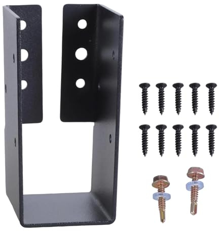 Regolabile Deck Post Ancoraggi Staffe Base Portatile Robusto Accessorio Rinforzato per Secure Deck Struttura Railing Connettori