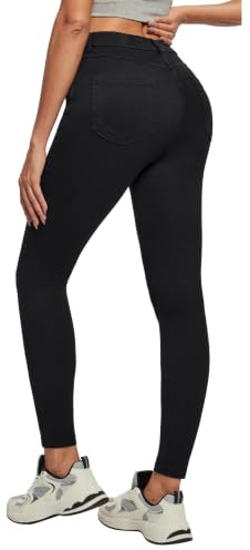 Ewedoos Jeans for Women Stretch Pull on Jeggings High Waisted Skinny Jeans Women Tummy Control with 4 Pockets