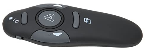 Cuifati Presentatore Wireless da 2,4 GHz Clicker per Presentazioni Ergonomico Remoto per Lezioni di Riunioni Vocali PowerPoint, Presentatore USB Multifunzione per Insegnanti