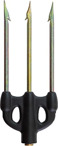 Cressi 1946 Erwachsene Mutliprong Nylon 3 Points Tempered Multiprong 3 Prong, Schwarz, Uni