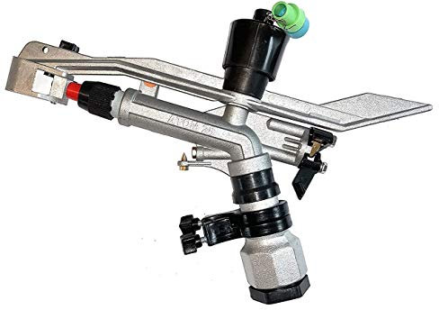 Özel-Versand Profi 1,5 Impulsbetriebs-Beregner, Industrie Sprinklerpistole Oberflurregner für Großflächige Bewässerung, 1,5 inch Impuls-Beregner, Kreisregner, Teilkreisregner, Schwinghebelregner