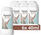 Rexona Maximum Protection Anti-Transpirant Deo Stick Antibakterieller Deo-Schutz gegen starkes Schwitzen und Körpergeruch ohne Alkohol 40 ml x 6 Stück