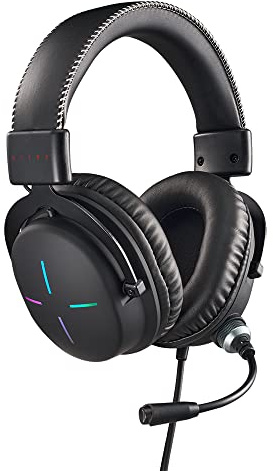 Acer Nitro Gaming Headset II: 50mm Drivers | Retractable Omni-Directional Noise-Canceling Microphone with On-Cable Controls | Over-Ear Design with RGB Lights, (Pack of 1)