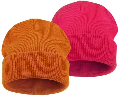DRESHOW Toddler Beanie Kids Invierno Sombreros Niños Soft Knit Unisex Sombrero para Bebé Niños Niñas Gorro Cálido Beanies para 6-36 Meses