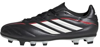 adidas Unisex Kids Copa Pure Iv Club Firm Ground/Multi Ground Football Boots Kids Shoes, Core Black/FTWR White/Lucid Red, 13 UK Child