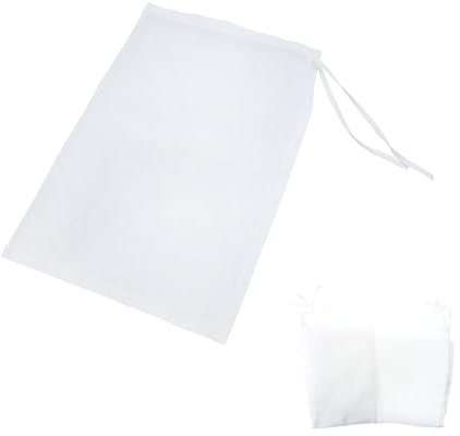 10 Panni Filtranti Riutilizzabili, 30 Cm × 20 Cm, Sacchetti Per Latte Di Noci Biologico Con Coulisse, Lavabili, Adatti Per Latte Di Noci, Caffè, Yogurt, Formaggio E Succo