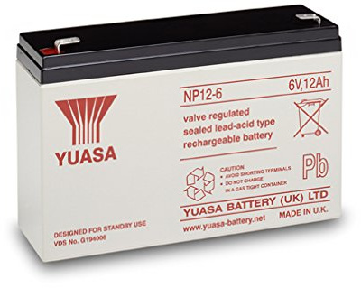 NP12-6 (6V 12Ah) Yuasa General Purpose VRLA Battery