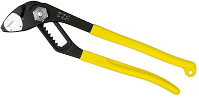 Tsunoda WP-250SC-S, Soft Jaw Tongue and Groove Joint Pliers, Resin Jaw Water Pump Pliers, 10-inch w/Spring
