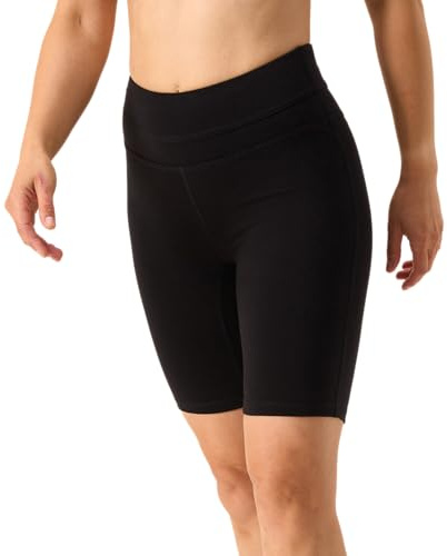 Women's Flex Merino Bike Short by Woolly | RWS Certified | Ultra-Soft, Breathable, Seattle Designed- Black - L