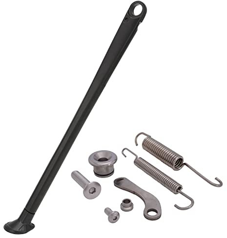 JFG RACING Cavalletto Laterale Moto,Supporto Ruota Posteriore Supporto Cavalletto Laterale per XCF EXC EXC-F XC XC-W XC-F XCF-W Fe FX Te-Nero